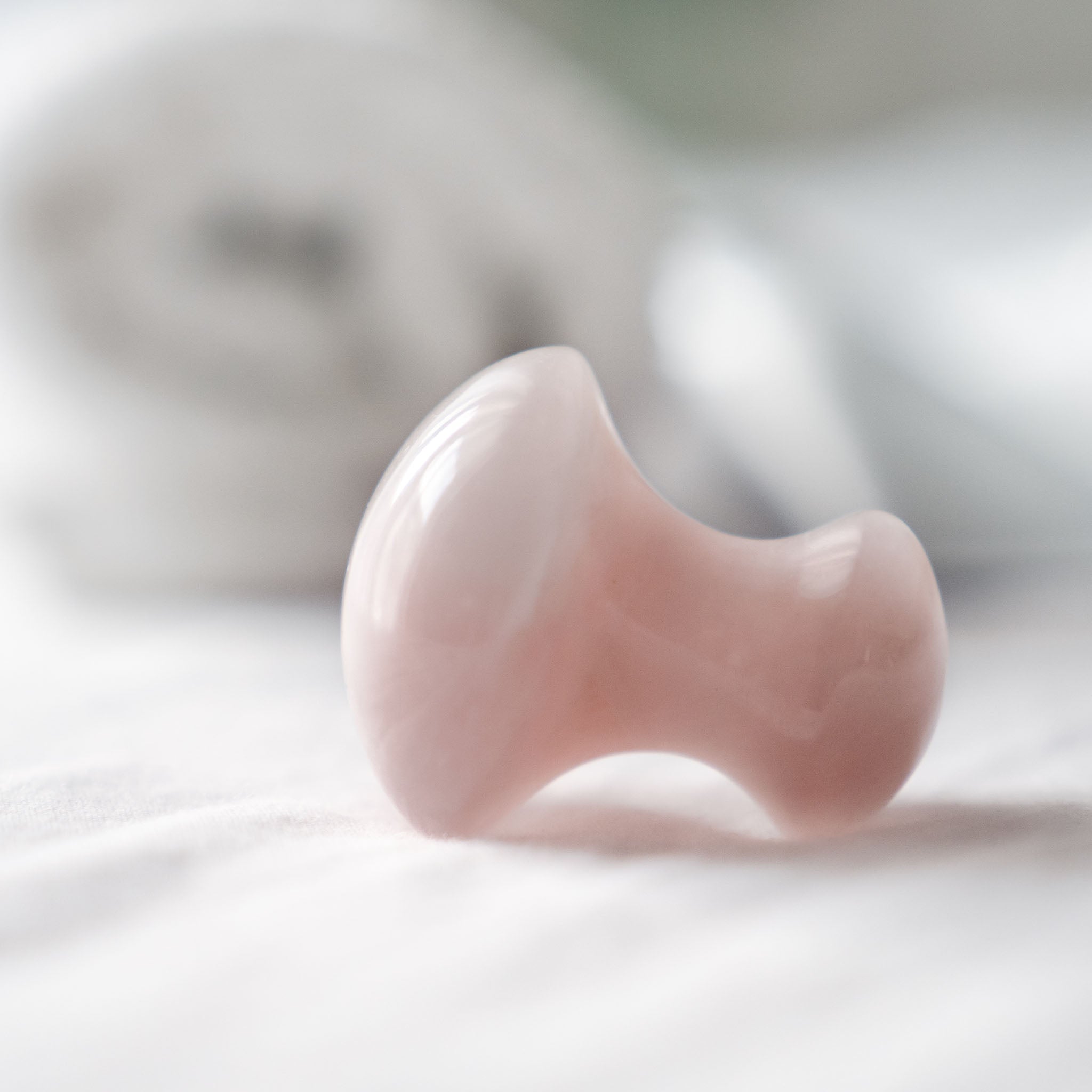 Gua Sha Massagestein in Pilzform